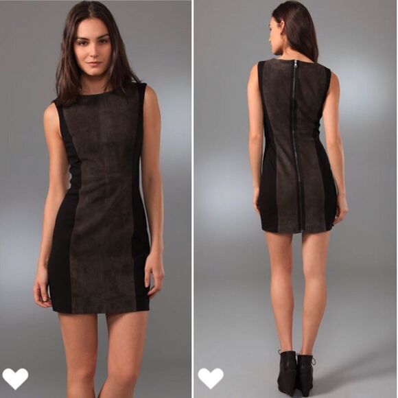 💛 $895 Rag and Bone Harrow Suede Dress - Picture 6 of 10